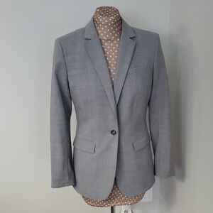 Banana Republic Women's Light Gray Blazer